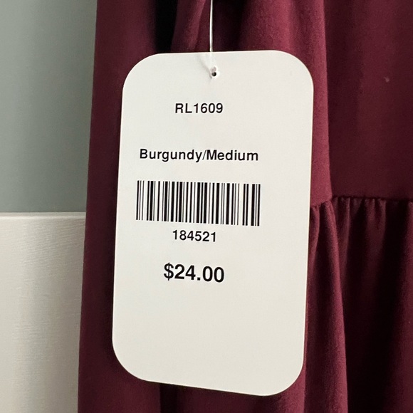 NWT Red Lolly Burgundy Dress - Picture 4 of 5